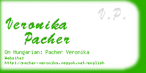 veronika pacher business card